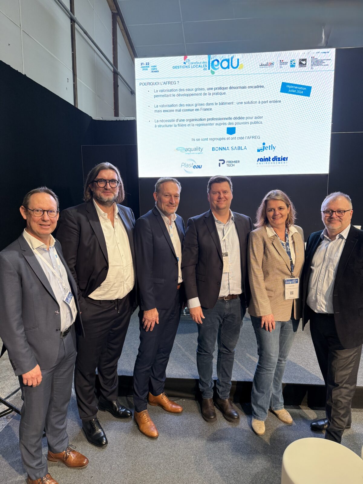 Les fondateurs de l'Alliance Française pour le Recyclage des Eaux Grises (AFREG)